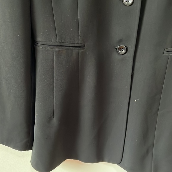 Tahari Vintage Black Padded Blazer - size 10 - Picture 8 of 11